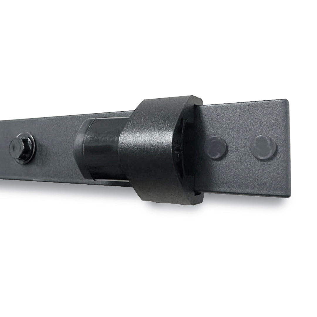 adjustable door stoppers for spoke wheel rollers