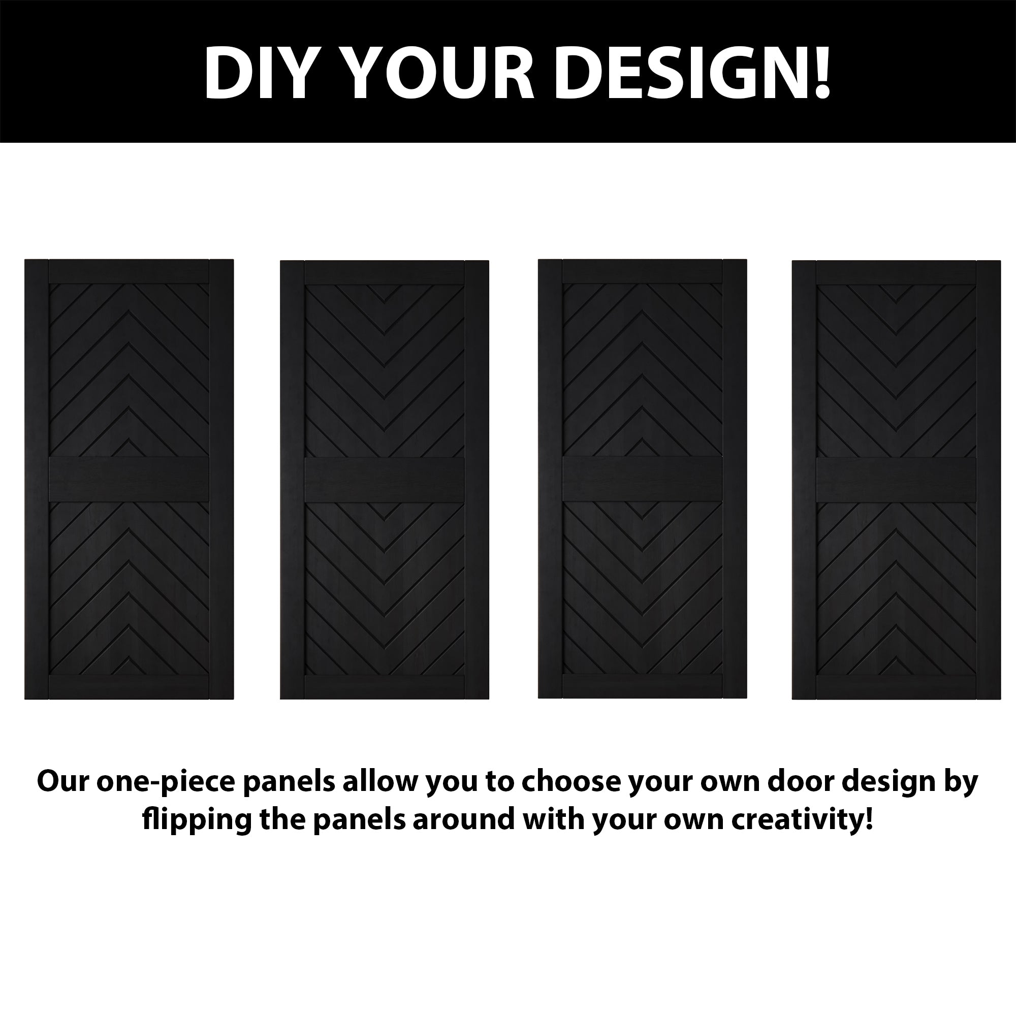 sliding barn door hardware kit with two barn doors pine wood barn door black fishbone design