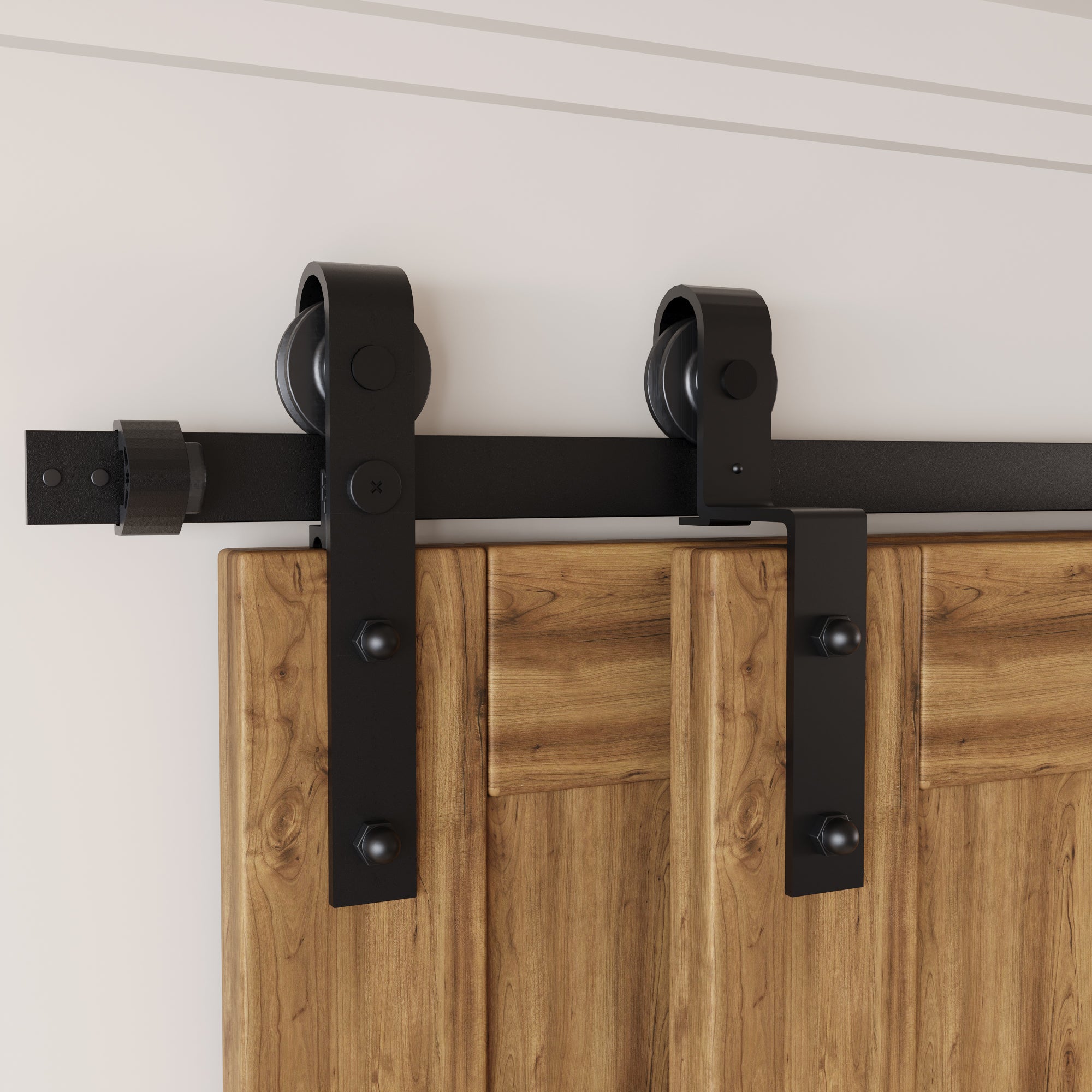 single track bypass barn door hardware