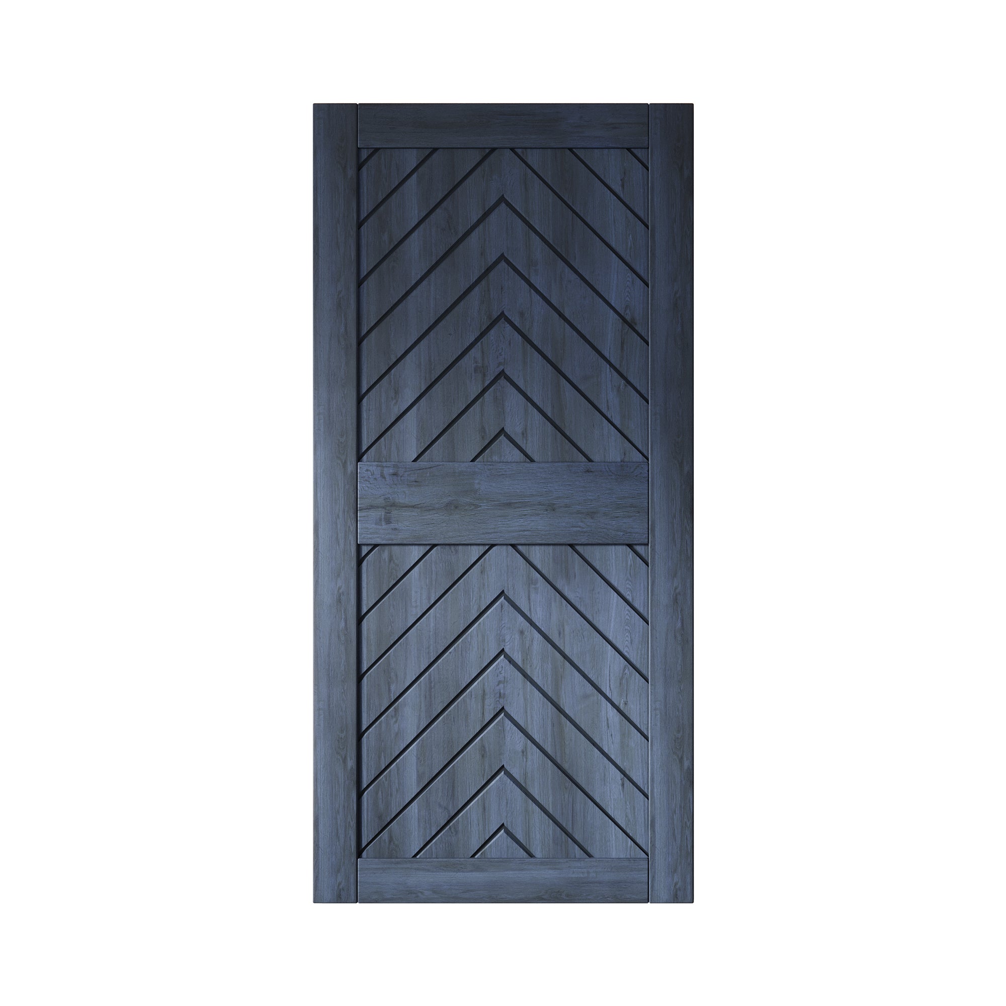 Navy Pine wood barn door