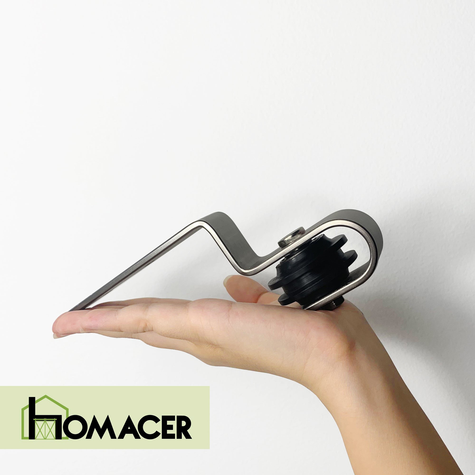 homacer mini sliding door bent roller classic design